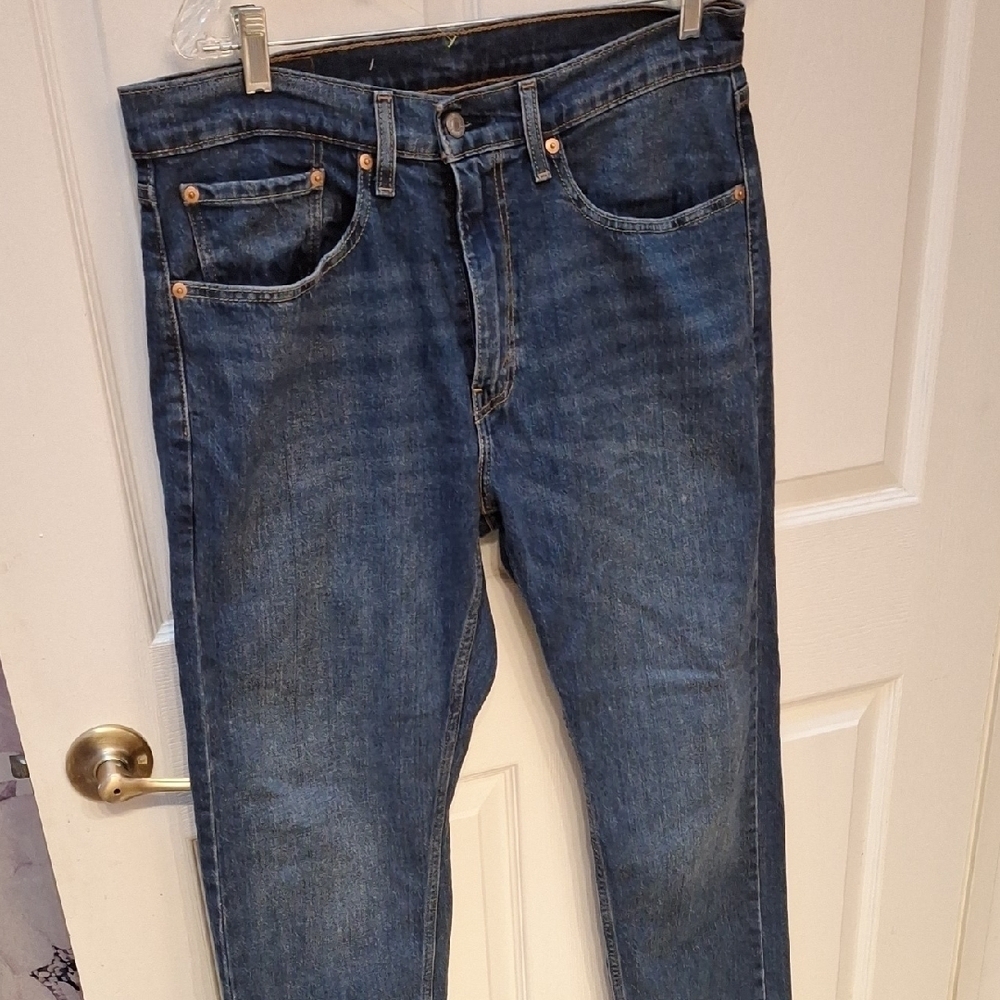 Levi's 505 Blue Denim Jeans Size 34 X 30